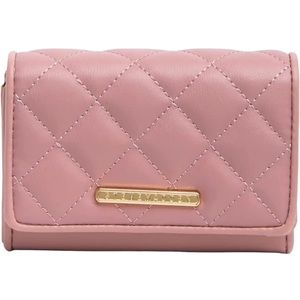 Steve Madden Brett Compact Quilted Wallet in Italian Clay NWT OS